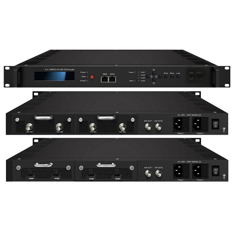 Dexin NDS3242A SDI HDMI MPEG-4 H264 MPEG-2 HD Encoder, 4 Channels