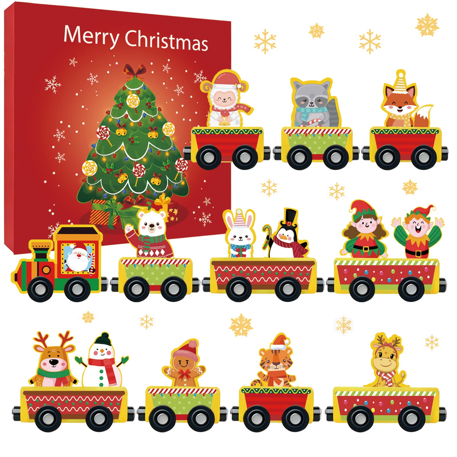Cross-border Unicorn Countdown Blind Box Christmas Toys DIY Football Children's Day Tear-Off Calendar Hole-Punch Fun