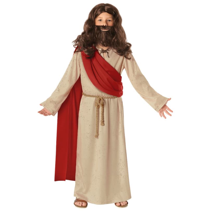 Halloween Medieval Cosplay Ancient Roman Greek King Missionary Costume Role-Play Outfit Stage Children's