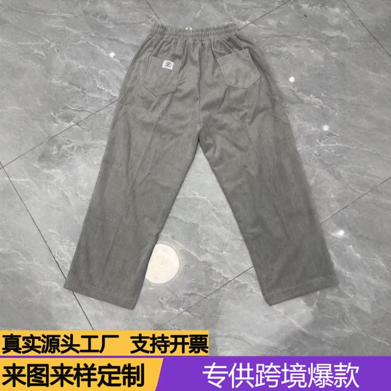 Foreign trade independent station 2026 autumn and winter new products 500g thick straight men's trousers loose casual trousers men Amazon