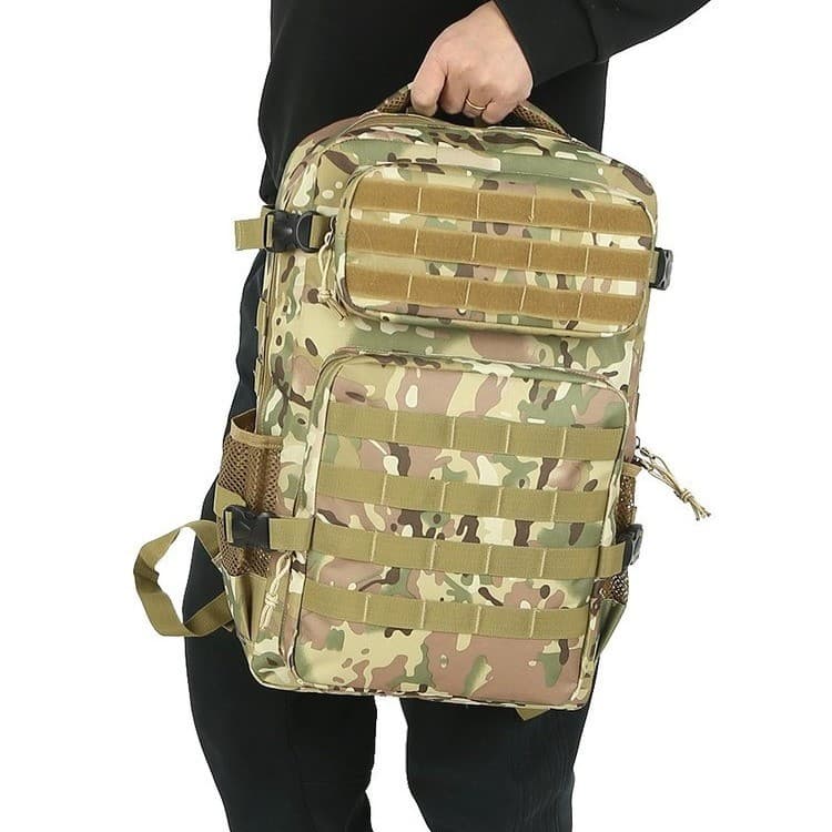 Cross-border Outdoor 3P Assault Tactical Backpack Multi-functional Waterproof Sports Large Capacity Camouflage Backpack