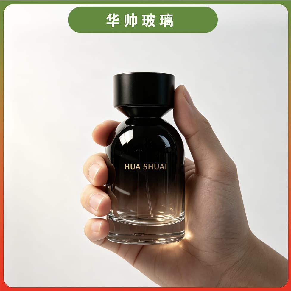 [New] 50ML 100ML Clear Glass Perfume Spray Bottle Men's Perfume Bottle