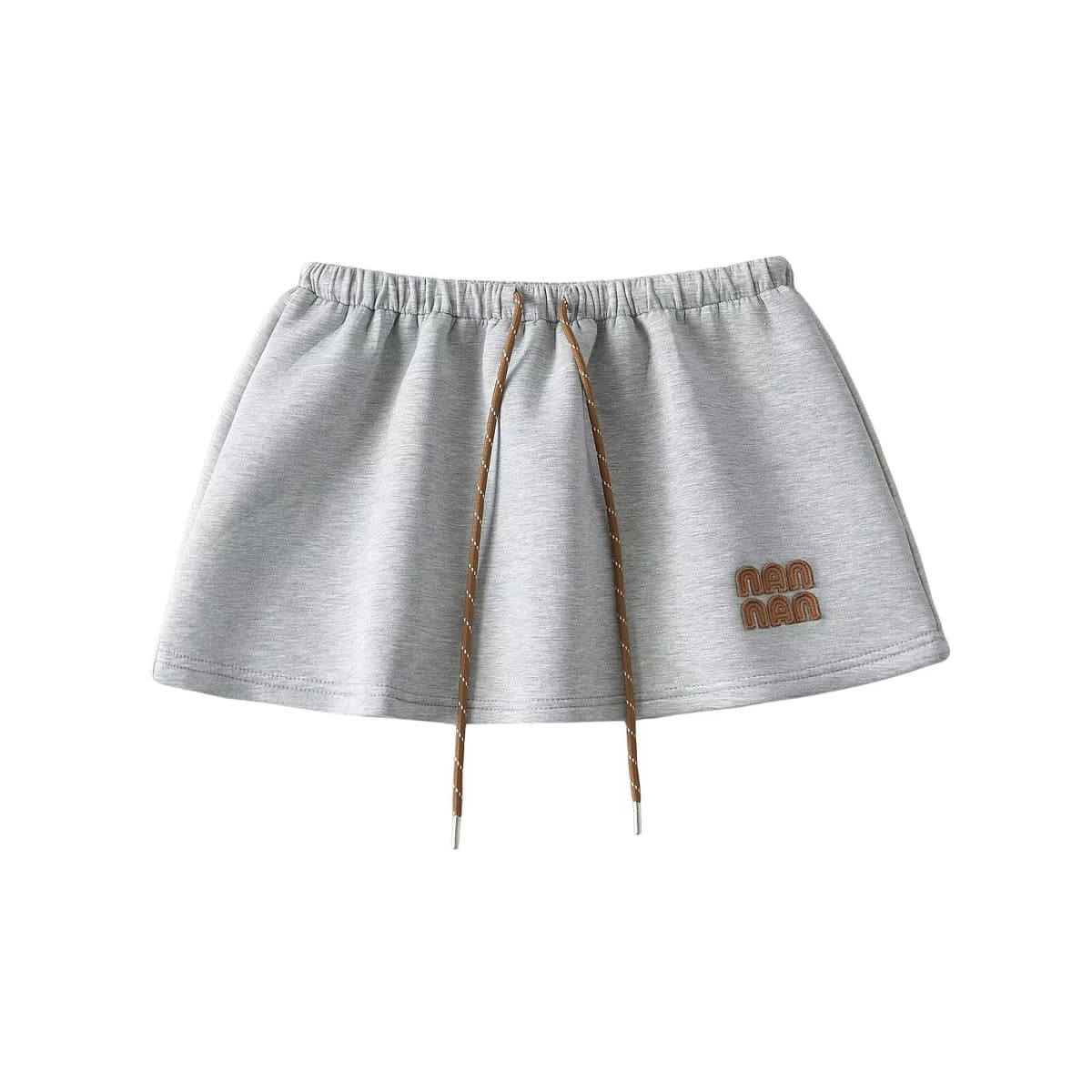 Factory Direct, European-American Style New American Summer Girl Embroidered Drawstring Mini Skirt A-Line Sport Midi Skirt Women