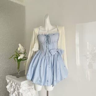 Reese Witherspoon Love Page Sweet Cute *** Niche Design Dress Set Source Factory