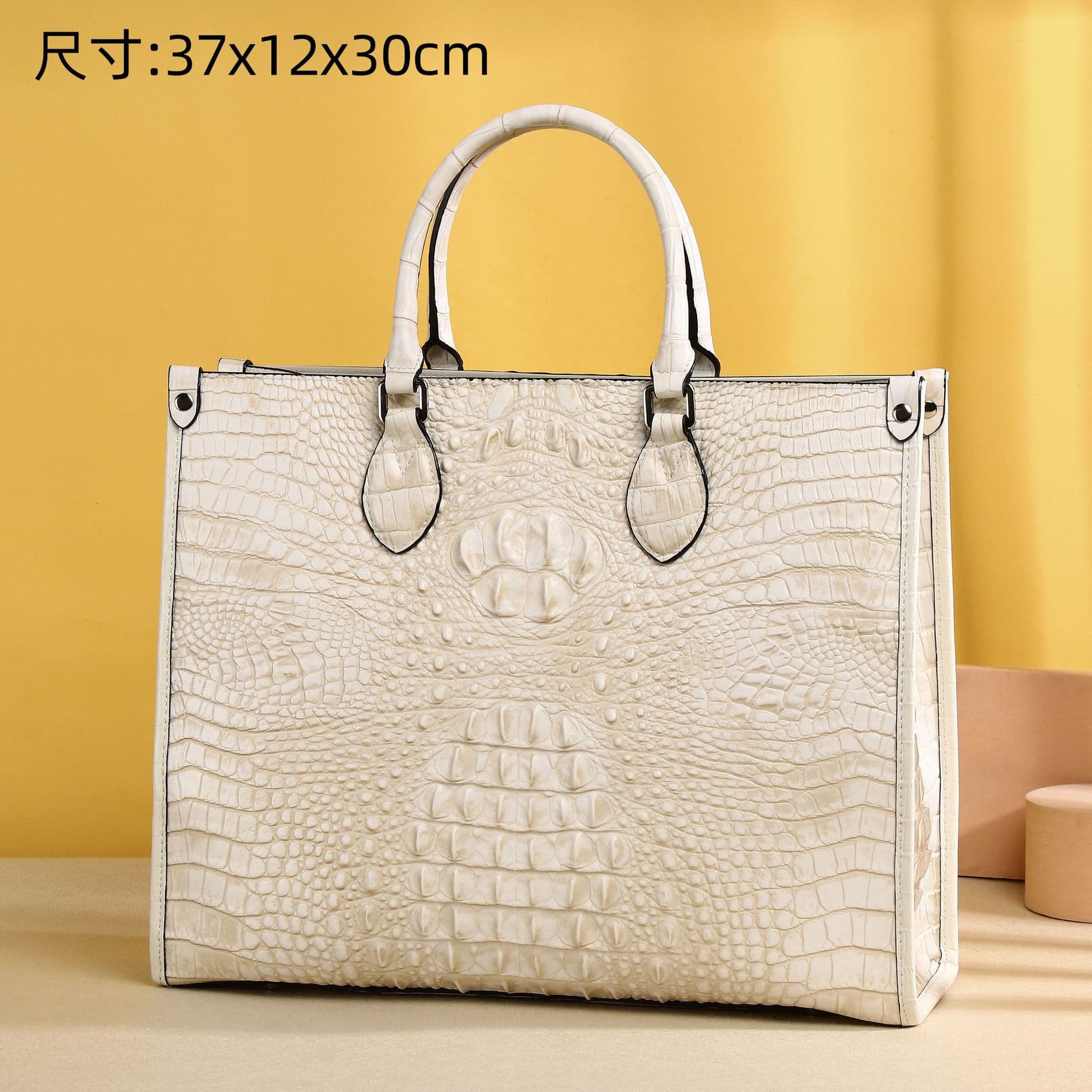 Alligator Bone Print Large Capacity Women's Tote Bag Simple Versatile Women's Single Shoulder Crossbody Bag Fashion Women's Bag Factory