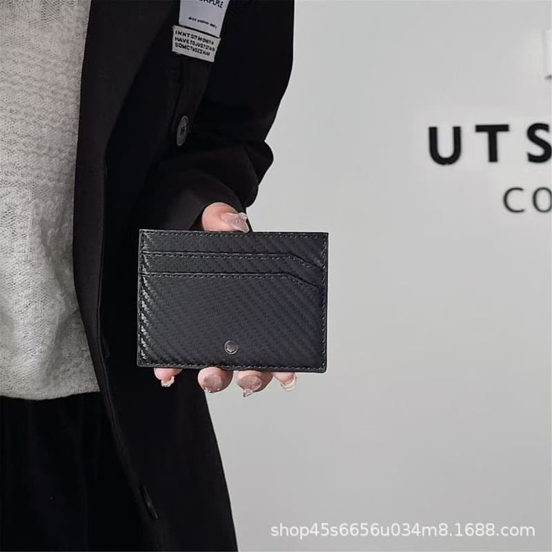 Designer Card Slot Card Holder Card Case Suitable for Driver's License Card Holder Style Unisex Universal Leather Case Wallet Multi-Slot Card Holder