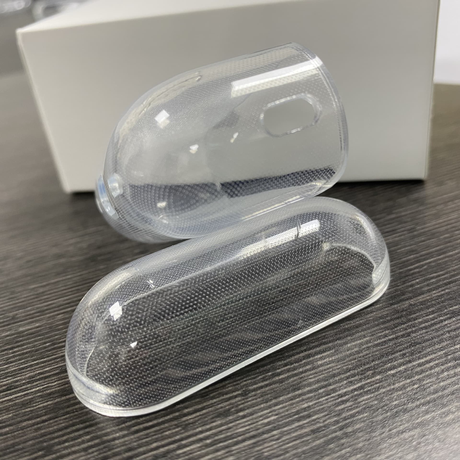 Transparent TPU Case for AirPods PRO 2 Bluetooth Earphones, No-Ear Design