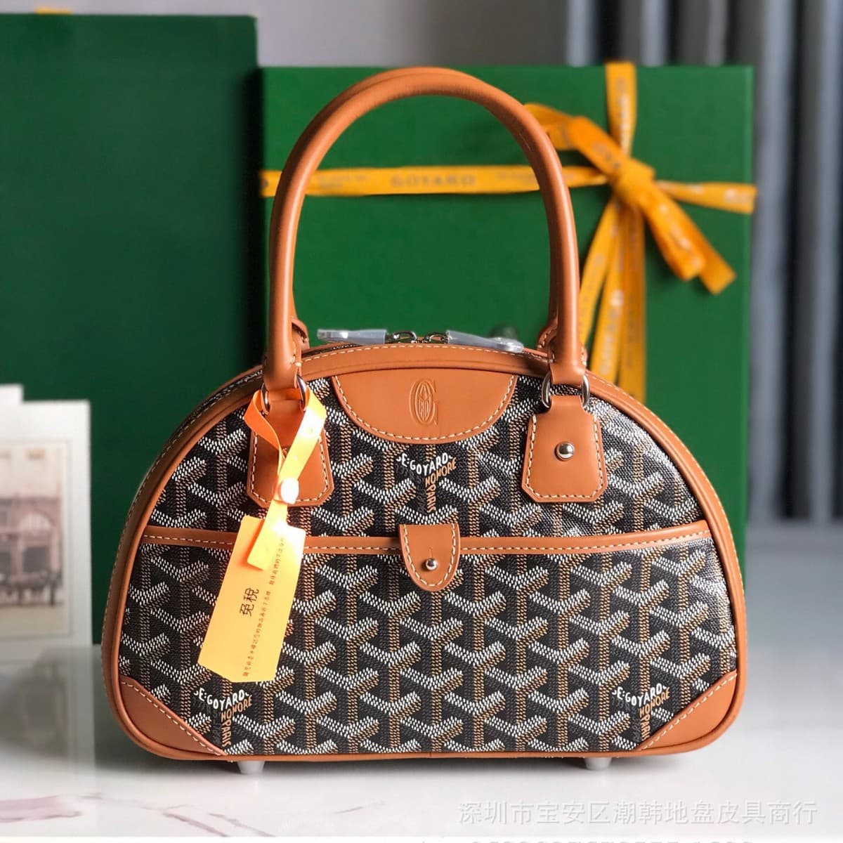 Goyard Classic Women's Bag Vintage Bowling Bag Monogram Shell Bag Handbag Shoulder Crossbody Bag Dropshipping