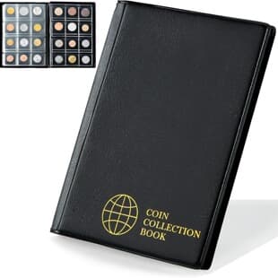 Factory Direct PVC Vertical 120/60 Slot Insert-Type Small Coin Album, Fixed-Page Coin Holder