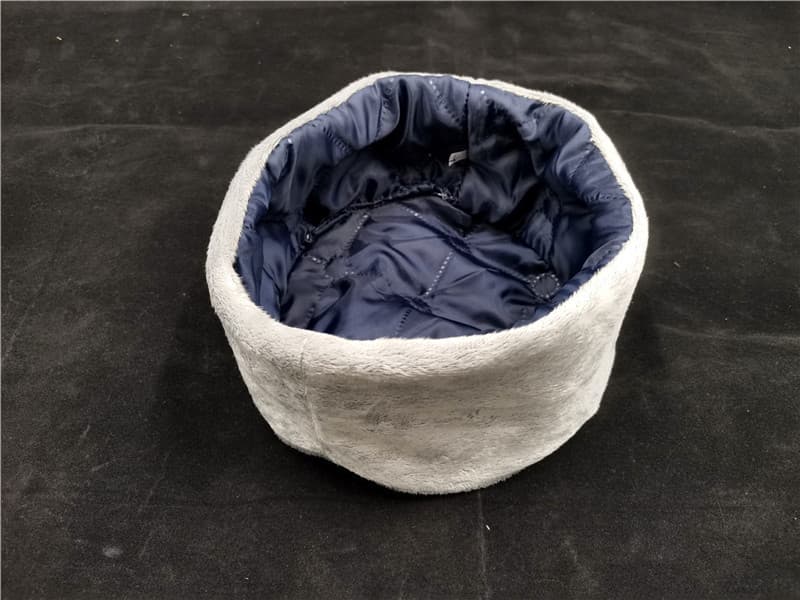 Monastic monk hats for men and women, spring and autumn nun cotton-linen double-layer monk hats, autumn and winter fleece-warm.