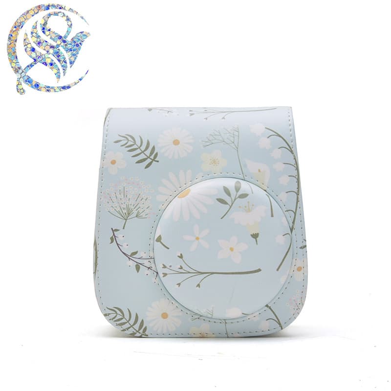 [Factory Direct Supply] Instax Mini 9/11 Camera Bag with Chrysanthemum Design - Camera Protection Set