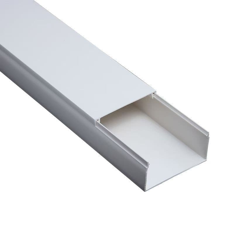 PVC Cable Duct Self-Adhesive Wire Raceway Fiber Optic Network Cable Concealed Cable Management Square Cable Cover