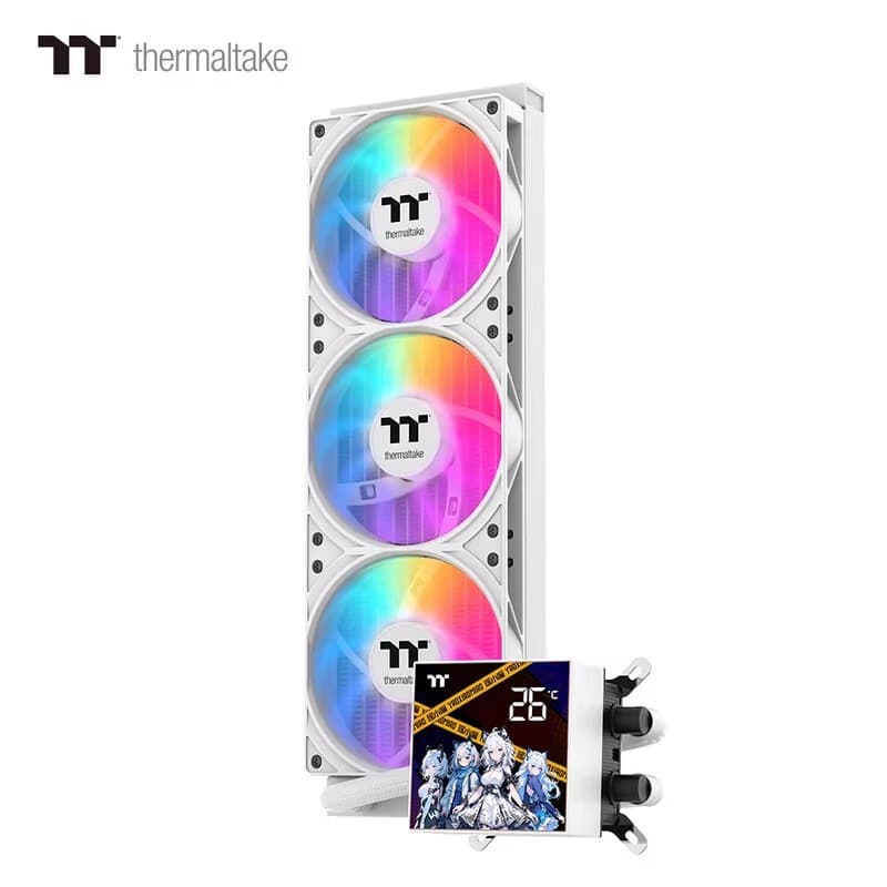 Thermaltake (Tt) Steel Shadow Frost 360 CPU integrated water cooling ARGB digital display full screen