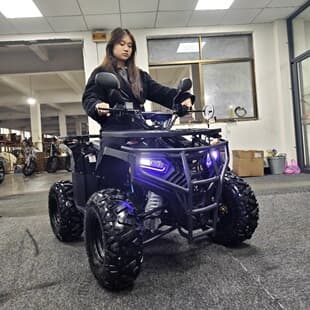 Cross-Border All-Terrain Vehicle ATV Four-Wheel Beach Buggy 125CC Off-Road Motorcycle Mountain Bike Electric Gasoline Vehicle