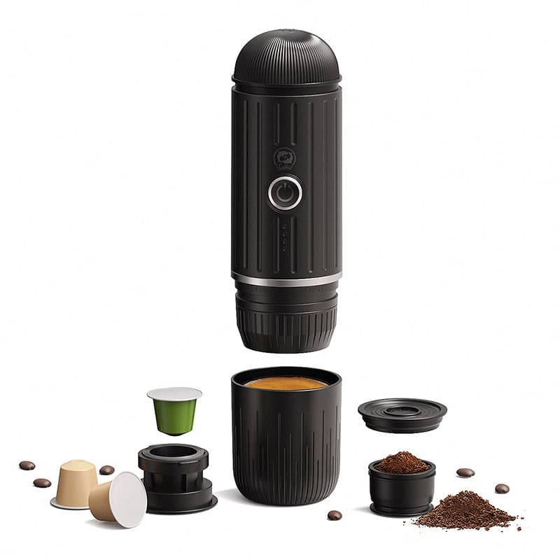 New Coffee Machine Wireless Heating Electric Espresso Machine Capsule Charging Portable Outdoor Travel Car Home Use