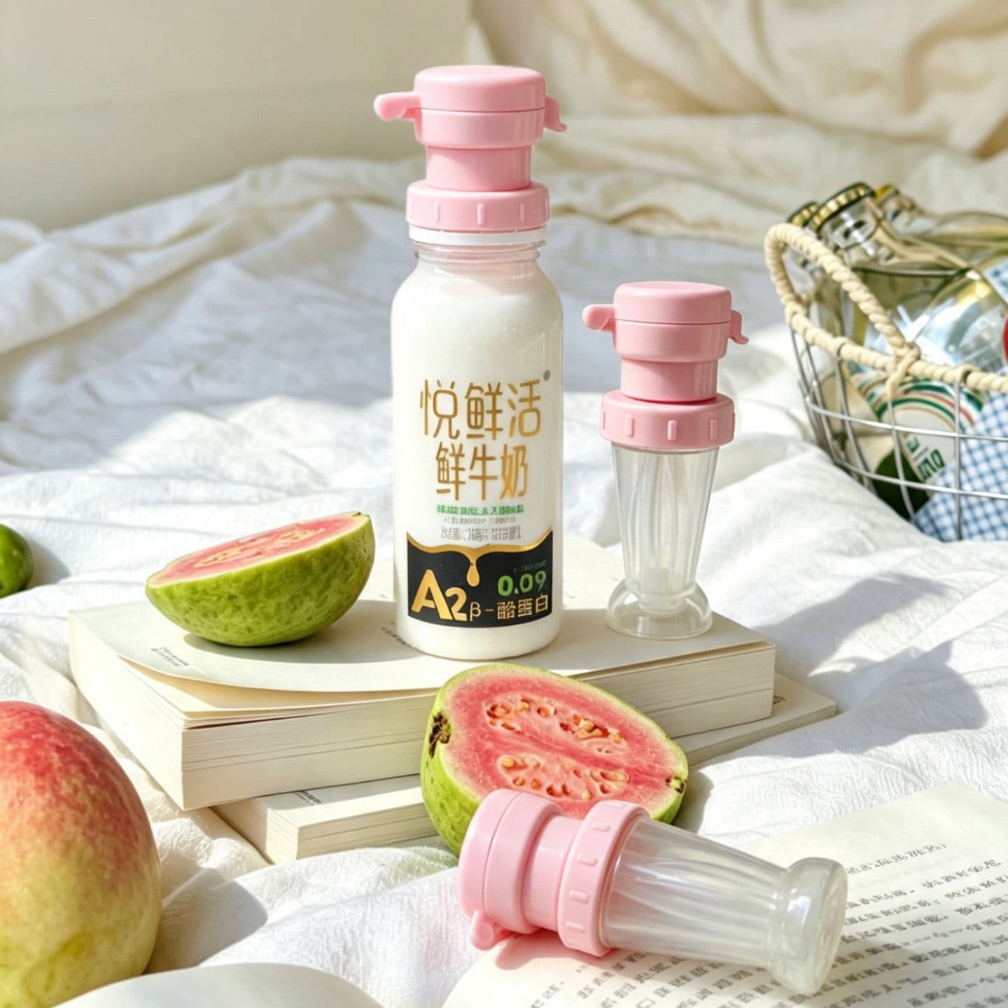 [Pink/Purple] 2026 New Latest Color Series Milk Drink Mineral Water Straw Conversion Cap Viral Same Style