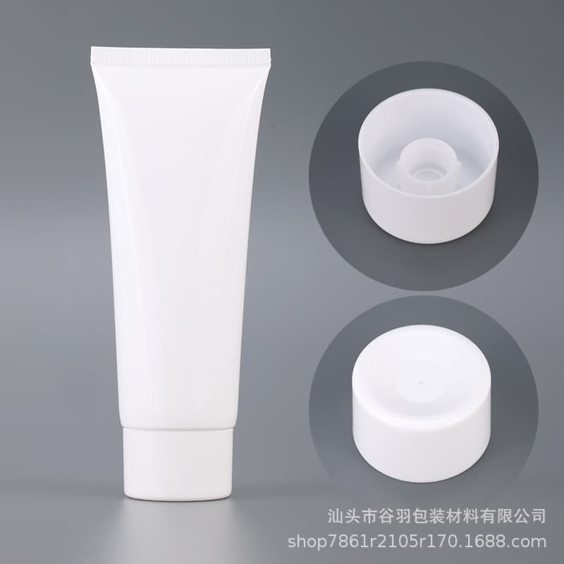 Wholesale cosmetic empty soft tubes for 100g face wash, cleanser, BB cream, and sunscreen