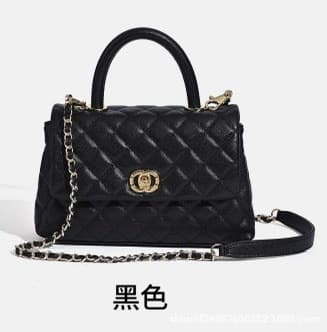 Vintage Handbag for Women New Small Fragrance Style Diamond Quilted Bag Large Capacity Tote Bag Trendy Women's Bag Fashionable Shoulder Crossbody Bag