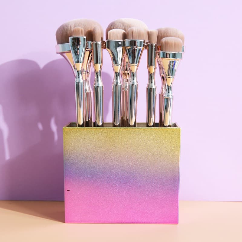 9-piece Drunken Makeup Brush Set Ultra Soft Mini Waist Face Bb Cream Foundation Liquid Beauty Makeup Tools