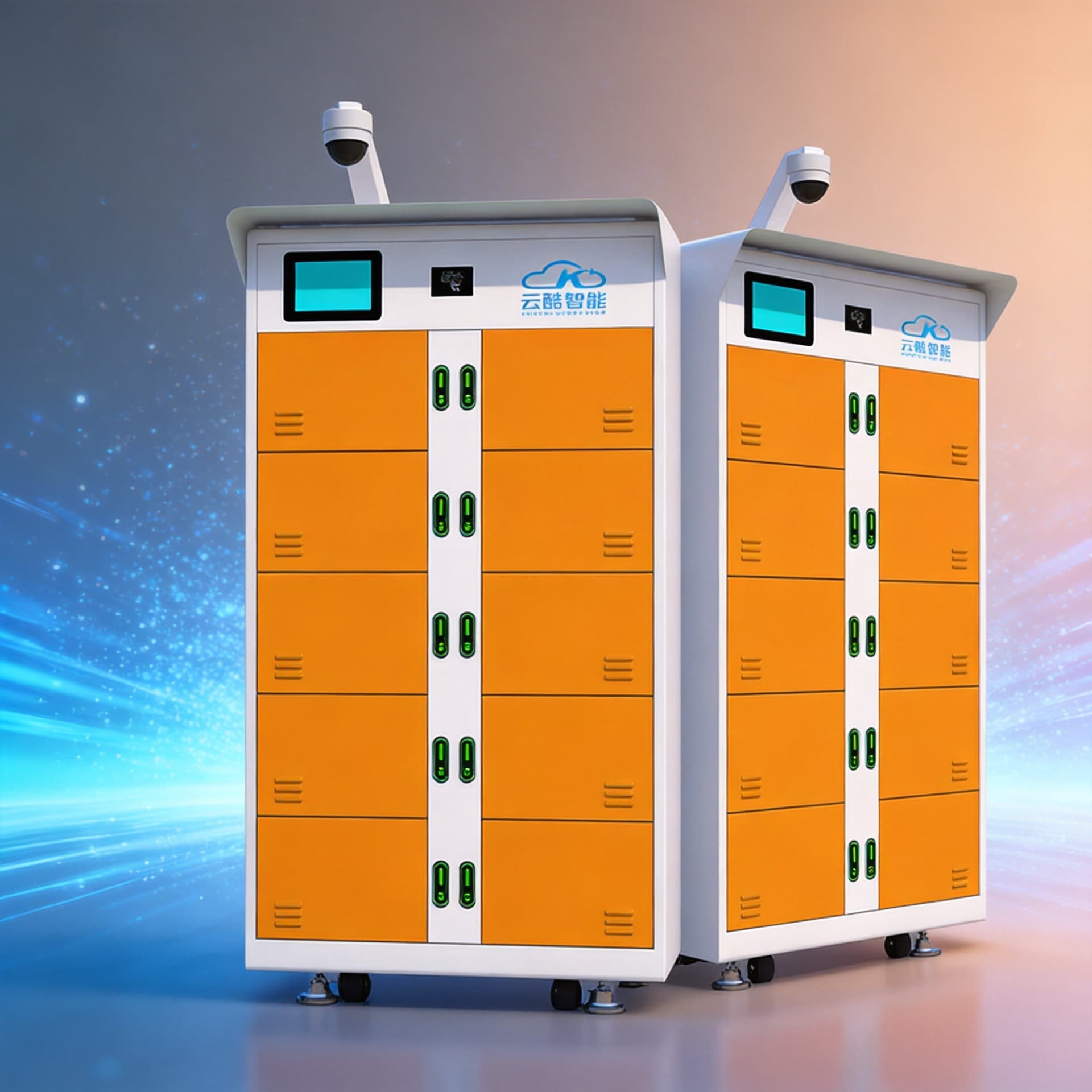 Yunku 10 warehouse shared power swapping cabinet, swipe card rider electric vehicle power swapping cabinet, high power lithium battery swapping cabinet