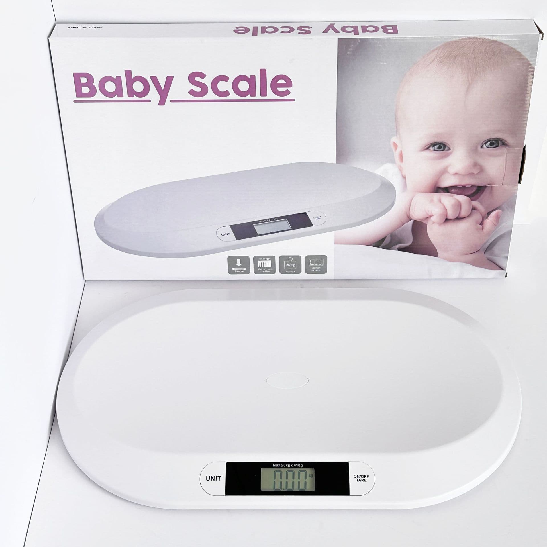 Factory Direct Sales Baby Scale Electronic Scale 20kg Measuring Scale, Small Household Baby Scale