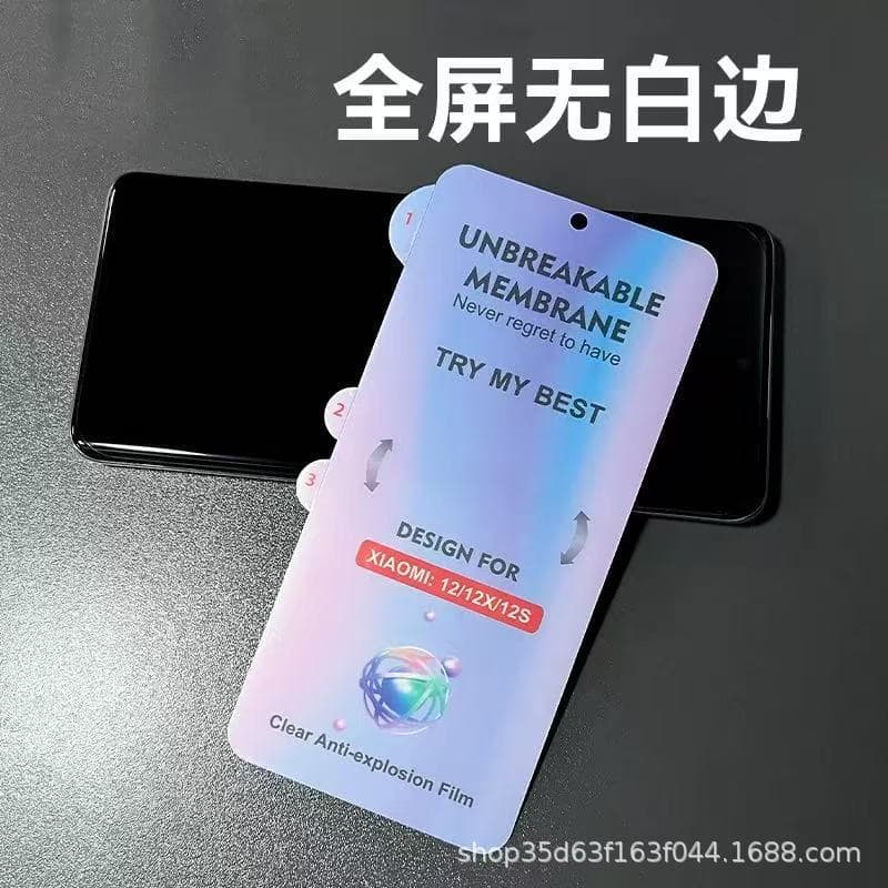 Hydrogel Curved Screen Soft Film Starry Sky Edition, No Lifting Edges, Seamless Soft Film for Curved Screen Phones, No Hole Film