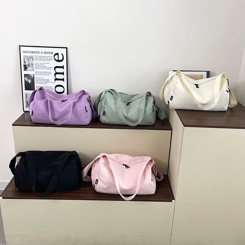 Sports Gym Bag for Women, Wet and Dry Separation Swimming Bag, Large Capacity Handheld Lightweight Short Trip Storage Bag