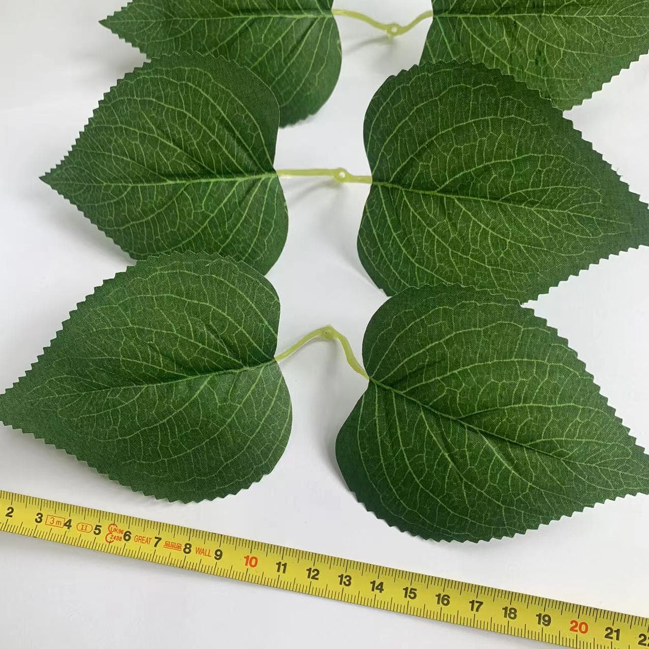 Simulated Hydrangea Leaves DIY Handmade Silk Flower Arrangement Accessories Sunflower Leaf Screen Printed Hydrangea Leaves