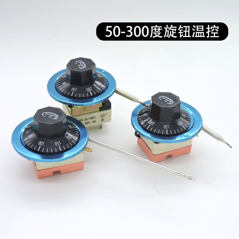 WJA/WJB50-300 degree knob temperature switch boiler kitchen temperature regulator 16A 250V 3-pin 2-pin