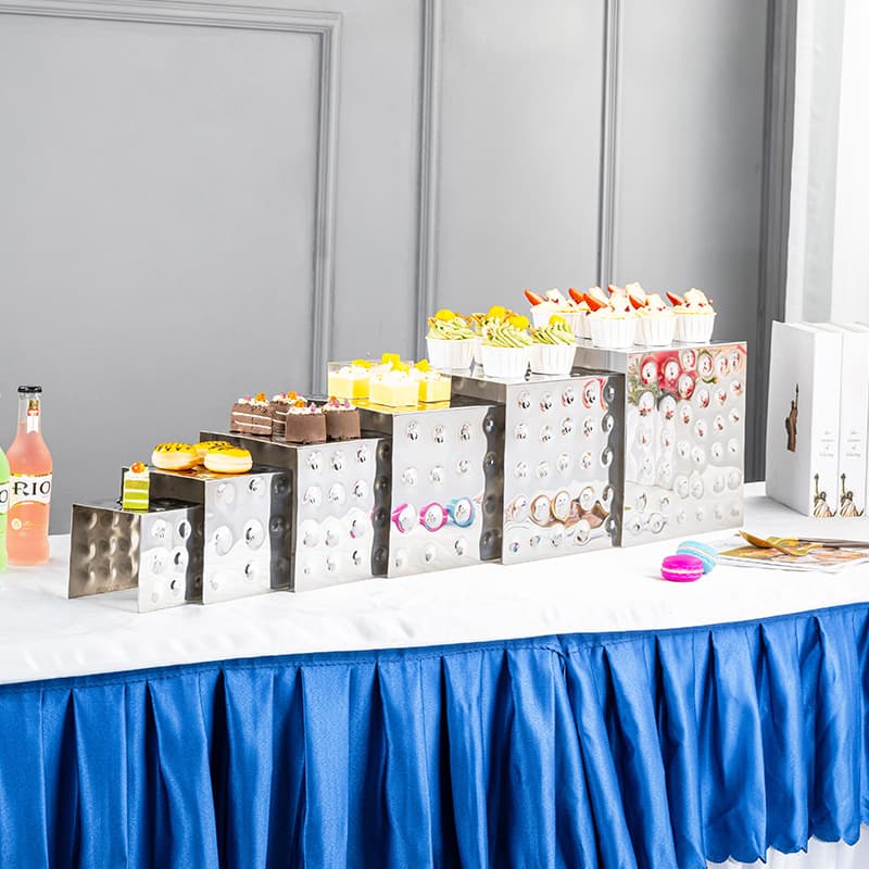 Buffet table, dessert table decorations, pastry display, food display rack, afternoon tea buffet set, tea break table