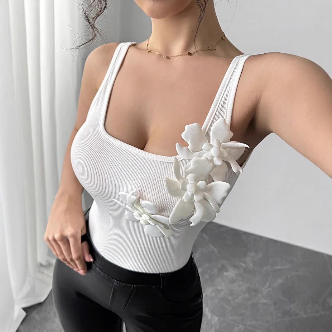 Cross-Border Hot Selling Factory Direct T-Shirt for Foreign Trade in Europe and the US, Amazon New Arrival Small Camisole Sexy Lace Vest for Women