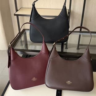 Kou Jia Commuter Ella Vintage Commuter Underarm Bag Large Capacity Crossbody Women's Tote Zipper Crescent Shoulder Bag