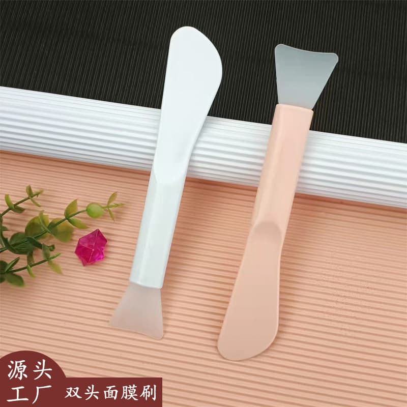 Source Factory Mask Brush Dual-Head Silicone Mask Brush Makeup Brush Soft-Head Mask Adjuster Stick DIY Beauty Tool