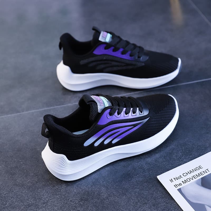 2024 New Women's Casual Daily Running Shoes Wear Resistant Comfortable Breathable Lightweight Soft Sole