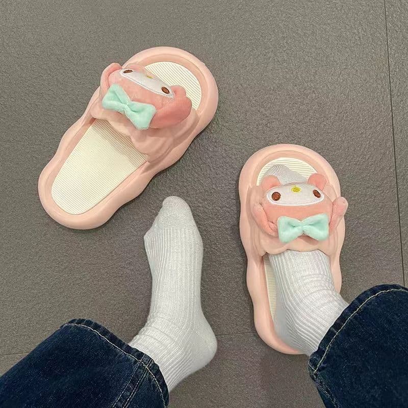 Tulip Slippers for Women, Premium Home Slippers, Fairy Style, Sweet Summer, Internet Celebrity, Non-Slip, Cloud-Like Comfort Sandals