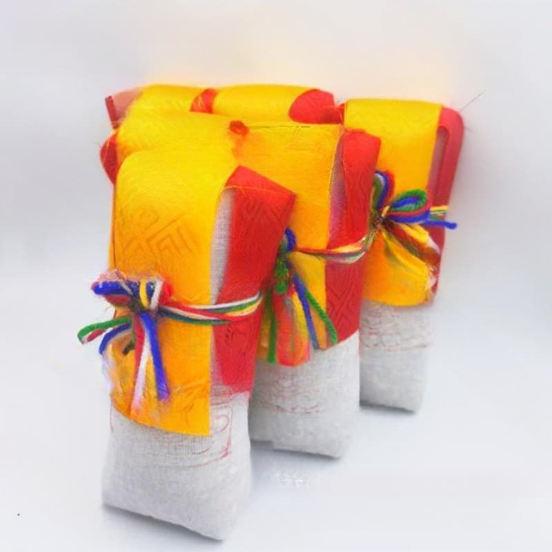 Ornament Treasure Bag Treasure Vase Placement Tibetan Ornament Dragon King Cloth Bag Dragon King Small Size Home Decoration Default