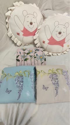2025 New Linen Embroidery Single Duvet Cover 150×200