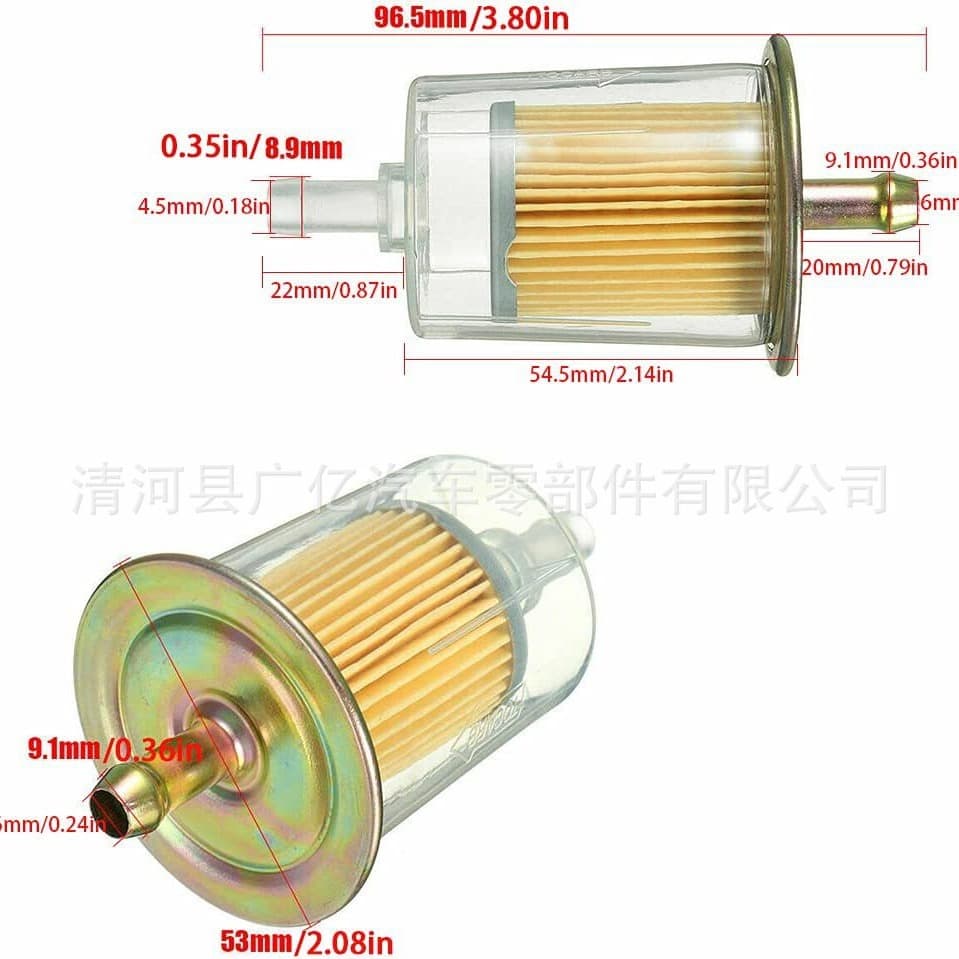 8828 Motorcycle, Garden Machinery, Tricycle, Boat, and Lawn Mower Gasoline Filter and Fuel Filter Element