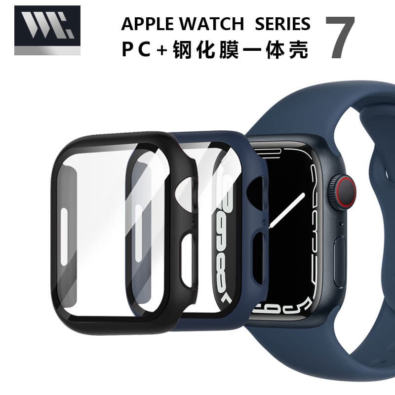 Compatible with Apple Watch Case for iWatch 11, Apple Watch 10 Tempered Glass All-in-One Protective Cover