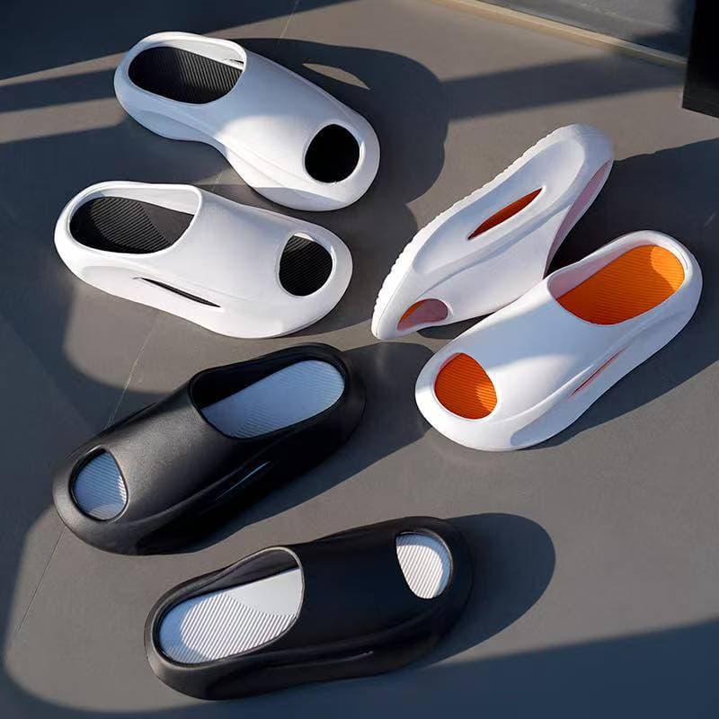Summer Men's Slippers Outdoor Fashion Sports Thick Sole Home Anti-slip Wear-resistant Soft Sole Flip Flops