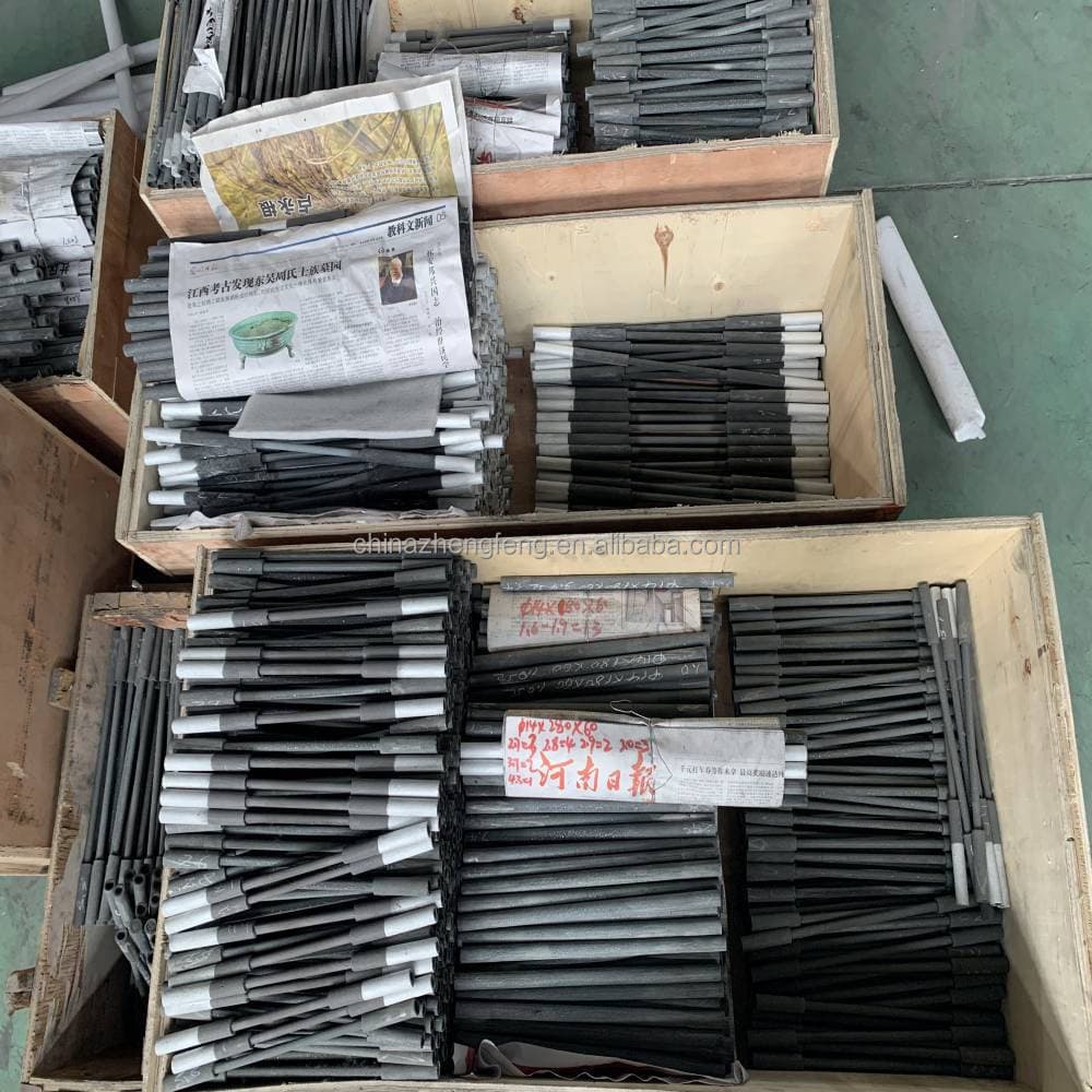 Manufacturer supplying double-thread silicon carbide rods, gate-type silicon carbide rods, electric heating elements, muffle furnace accessories