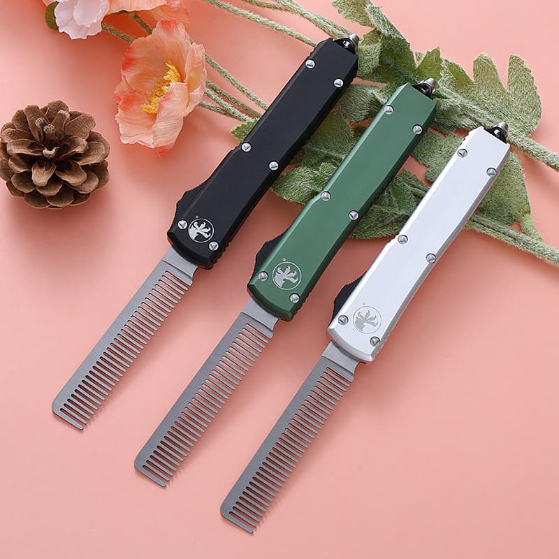 Boutique UT85CNC aluminum alloy comb cross-border hot selling multi-purpose comb outdoor products