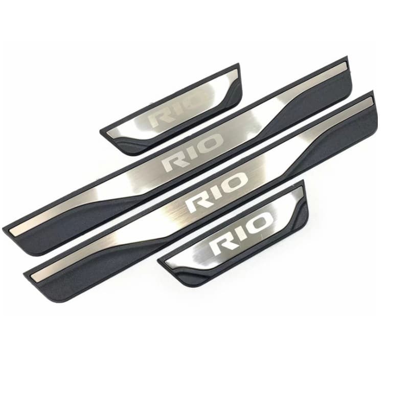 For 15-21 Kia RIO Door Sill Scuff Plate Welcome Pedal