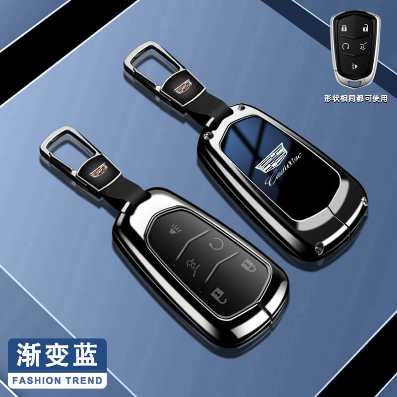 Compatible with New Cadillac Key Case CT5 Car Key Cover Full Coverage Buttons XT5 Direct Sales Cross-Border Wholesale