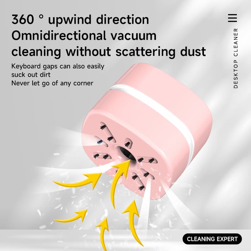 Cross-border new desktop vacuum cleaner household mini portable high-power wireless handheld vacuum cleaner wholesale