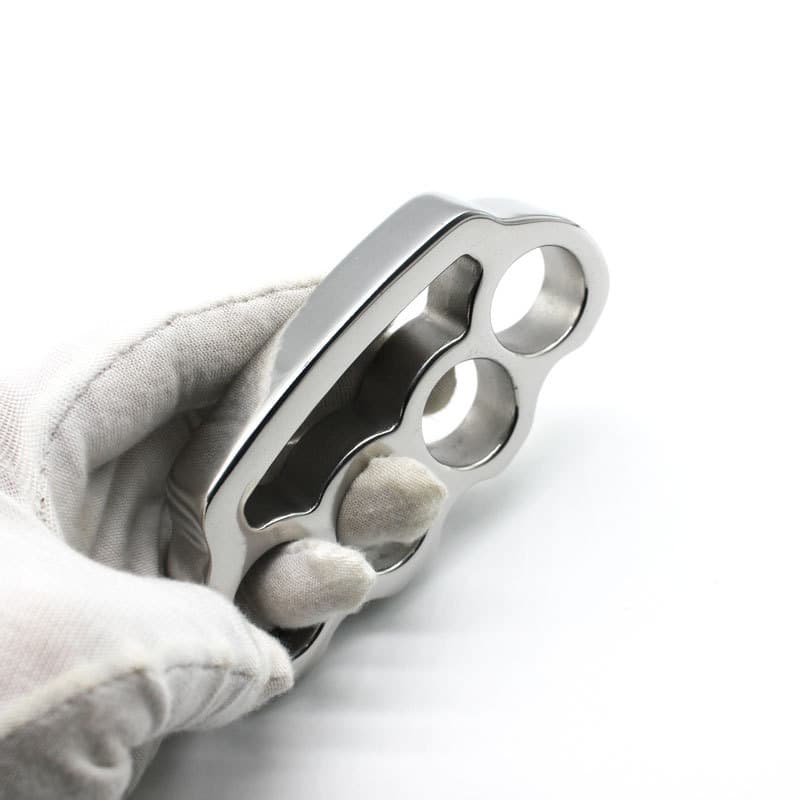 Cross-border Thickened Stainless Steel Anti-Wolf Knuckle Dusters, Window Breaker, Self-Defense Car Outdoor Equipment Hand Support