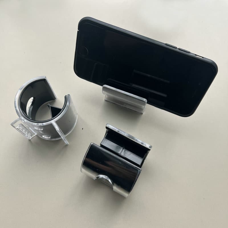 Hot Selling in US Market Half-Circle Phone Stand Plastic Phone Holder Lazy Phone Stand