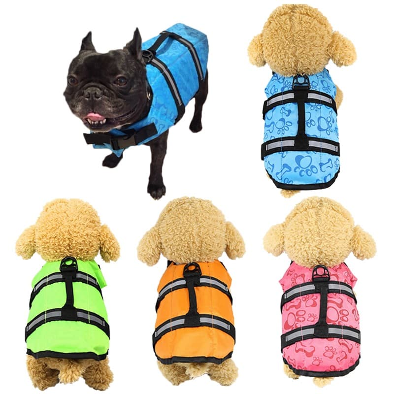 Pet Swimwear for Medium and Large Dogs, Dog Life Jacket, Pet Dog Beach Safety Swimwear