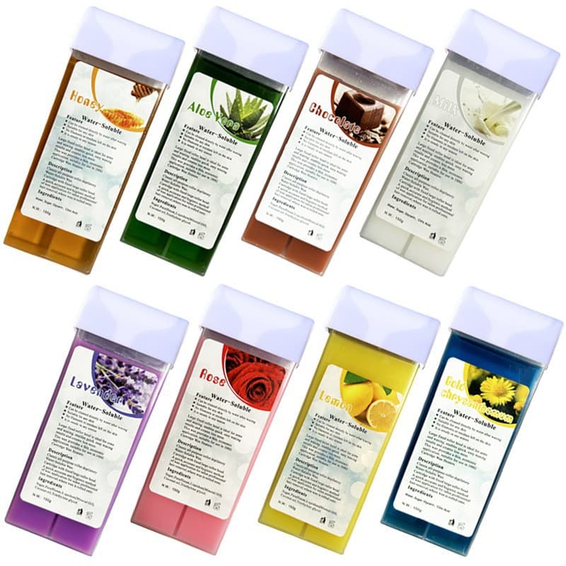 Cross-border Manufacturer Hair Removal Wax Strips Warm Wax Convenient Honey Wax Handheld Stick Wax Roller Ball Wax Sugar Wax 150g Snapshot