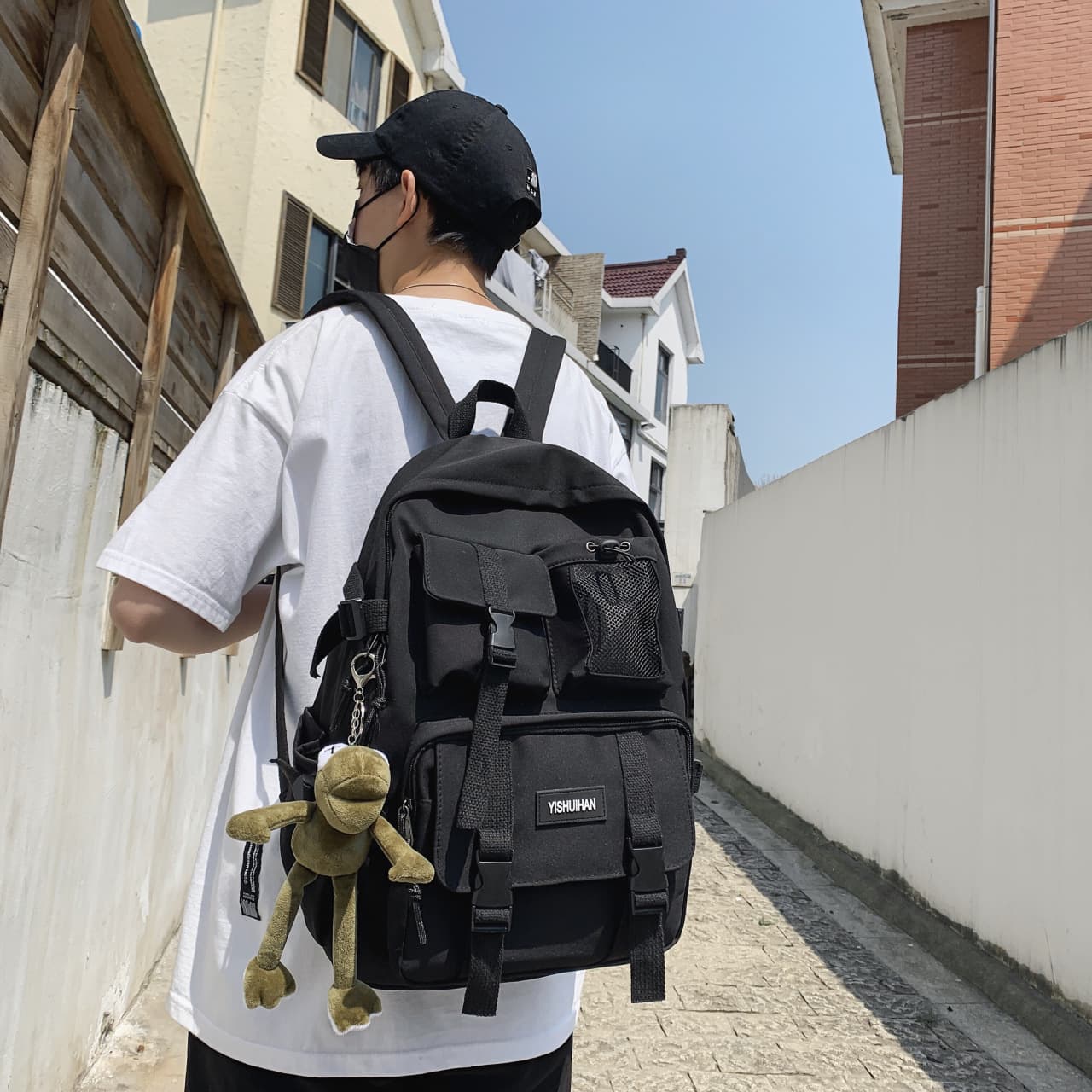 Women's Large Capacity Casual Trendy Backpack For Junior High School School University Students Men's Leisure Travel Backpack
